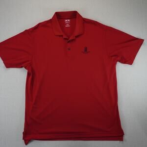 Adidas Climalite Red Polo Ritz Carlton Golf Club Orlando Mens XL